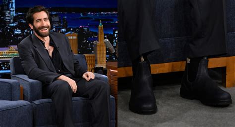 jimmy fallon jake gyllenhaal boots.